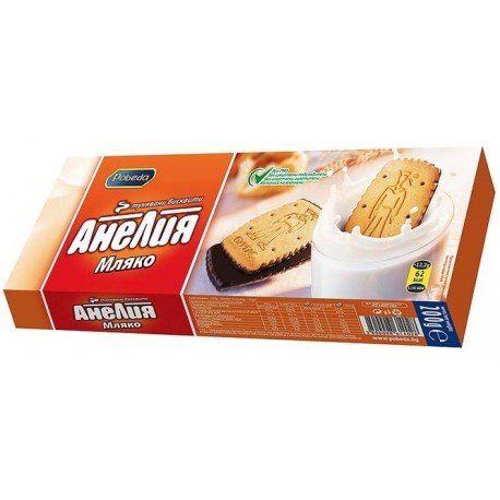 Бисквити Анелия Мляко 188g Бисквити Анелия Мляко 188g